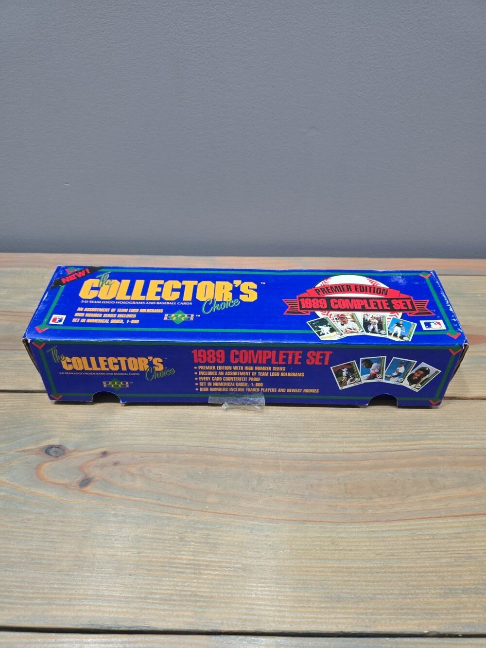 1989 Upper Deck Baseball Complete Box Set 799/800 — NO KEN GRIFFEY JR